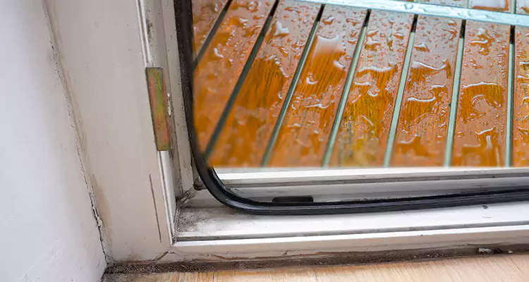 Water Leaking Wooden Patio Doors Repair in Newark, CA