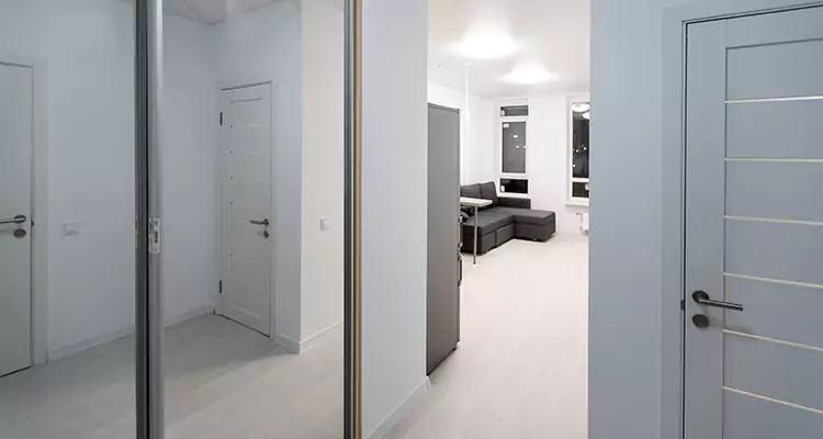 Modern Mirrored Closet Doors Repair in Newark, CA
