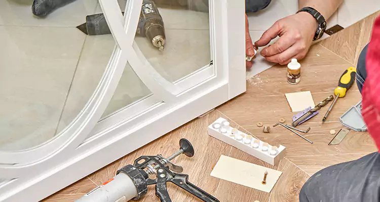 Interior Patio Door Casing Repair in Newark, CA